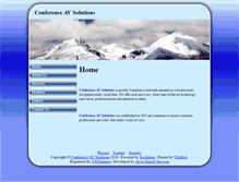 Tablet Screenshot of conferenceavsolutions.com